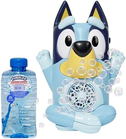 Bluey no-spill musical bubble machine